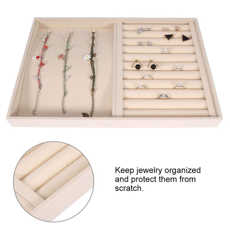 woobles Jewelery Case Jewelery Showcase Tray For Jewelry Earrings Storage Necklace Jewelry Jewelry Box Organizer[3#] - Image 4